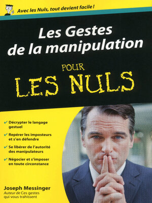 cover image of Les Gestes de la manipulation Poche pour les Nuls